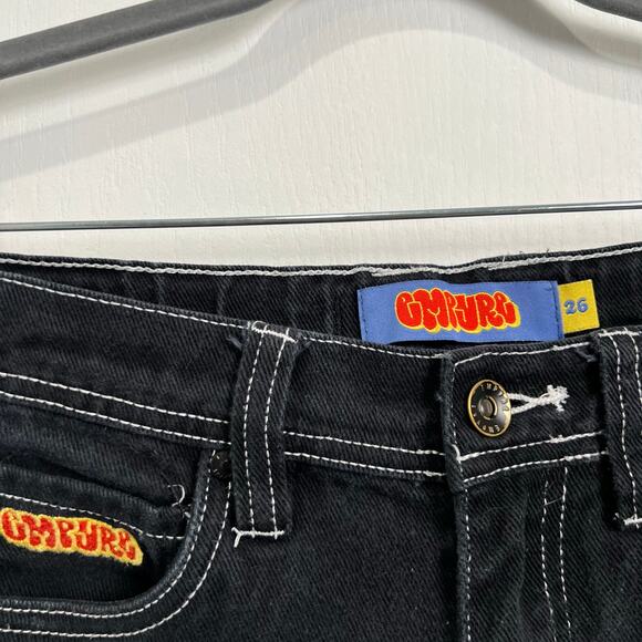 Empyre Relax Black Denim Cropped Pants Jeans Women's Size 26 - Picture 4 of 7